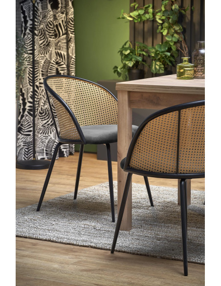 GRACJAN Stół Rozkładany Dąb Craft 80-160cm - Kompaktowy i Wielofunkcyjny