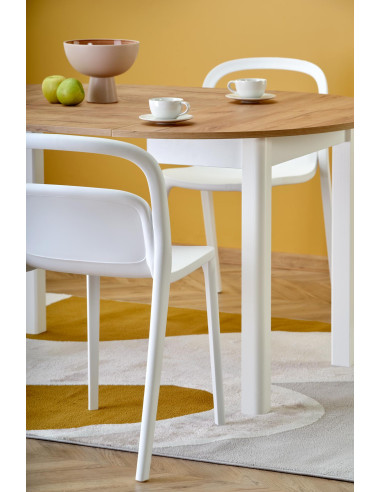 RINGO Stół Rozkładany Dąb Craft/Biały 102-142cm - Funkcjonalność i Styl