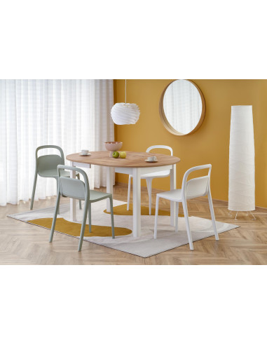 RINGO Stół Rozkładany Dąb Craft/Biały 102-142cm - Funkcjonalność i Styl