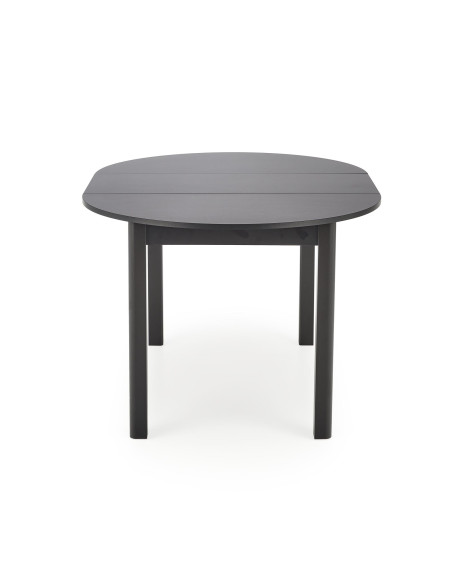 RINGO Stół Rozkładany Okrągły Czarny 102-142cm - Nowoczesność i Klasa