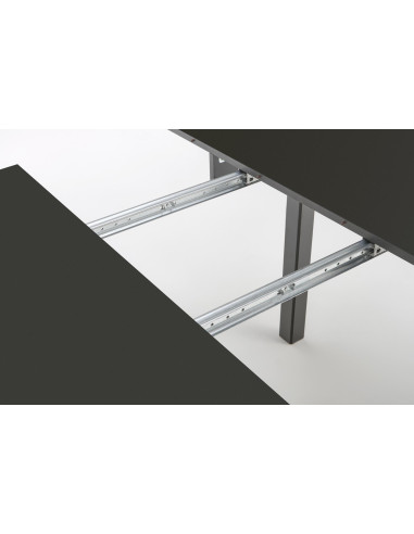 RINGO Stół Rozkładany Okrągły Czarny 102-142cm - Nowoczesność i Klasa