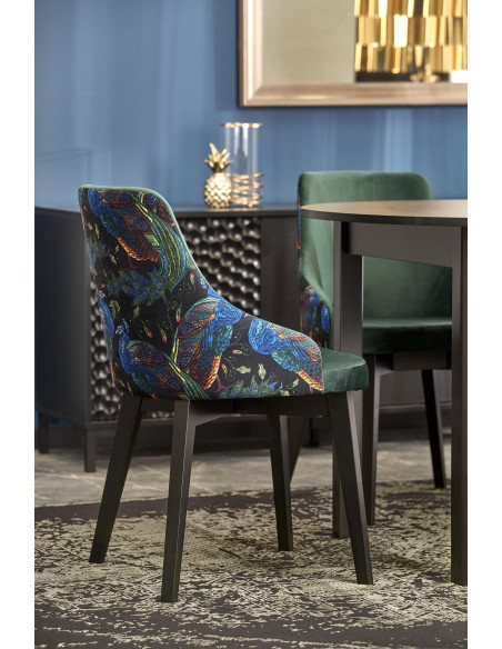 RINGO Stół Rozkładany Okrągły Czarny 102-142cm - Nowoczesność i Klasa