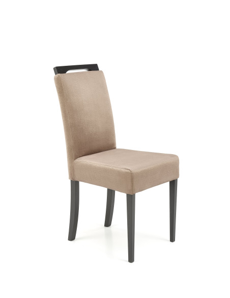 CLARION_2 Krzesło Czarne Monolith 09 42x58x97cm - Elegancja i Komfort