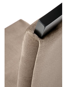 CLARION_2 Krzesło Czarne Monolith 09 42x58x97cm - Elegancja i Komfort 2