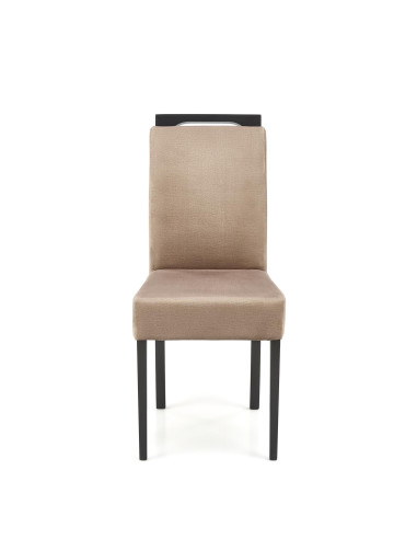 CLARION_2 Krzesło Czarne Monolith 09 42x58x97cm - Elegancja i Komfort