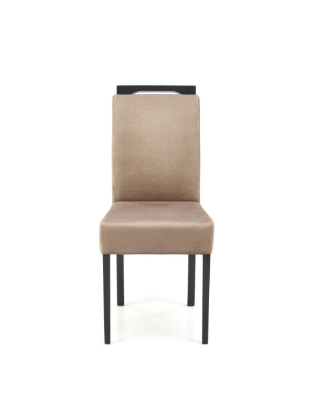 CLARION_2 Krzesło Czarne Monolith 09 42x58x97cm - Elegancja i Komfort