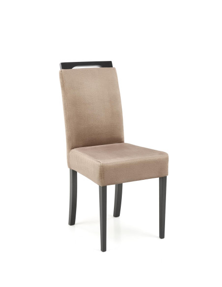 CLARION_2 Krzesło Czarne Monolith 09 42x58x97cm - Elegancja i Komfort