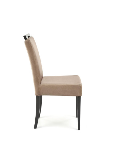 CLARION_2 Krzesło Czarne Monolith 09 42x58x97cm - Elegancja i Komfort