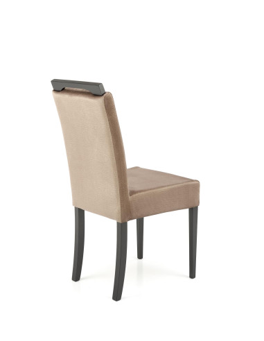 CLARION_2 Krzesło Czarne Monolith 09 42x58x97cm - Elegancja i Komfort