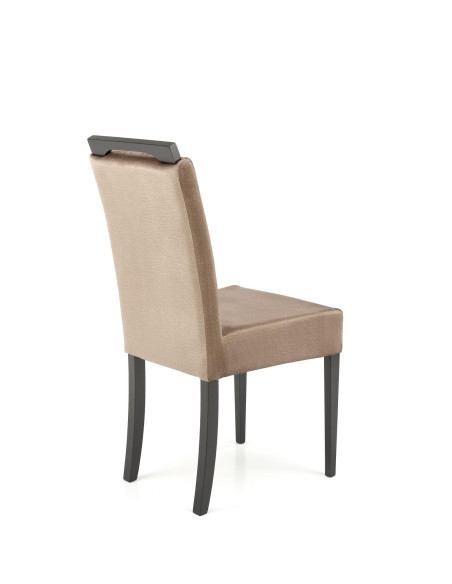 CLARION_2 Krzesło Czarne Monolith 09 42x58x97cm - Elegancja i Komfort