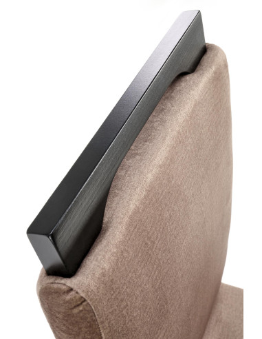 CLARION_2 Krzesło Czarne Monolith 09 42x58x97cm - Elegancja i Komfort