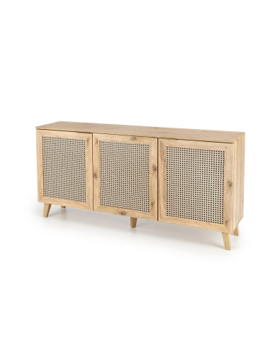 BORNEO KM-1 Komoda Dąb Artisan 160x40cm - Nowoczesność i Elegancja