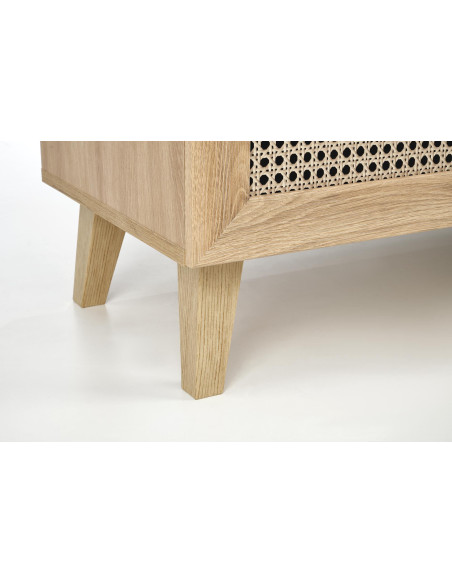 BORNEO KM-1 Komoda Dąb Artisan 160x40cm - Nowoczesność i Elegancja