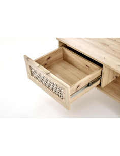 BORNEO Ława Dąb Artisan 120x60x41cm - Nowoczesny Design 2