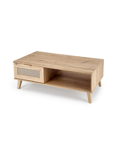 BORNEO Ława Dąb Artisan 120x60x41cm - Nowoczesny Design