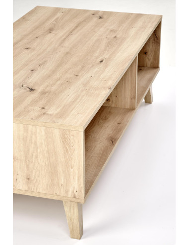 BORNEO Ława Dąb Artisan 120x60x41cm - Nowoczesny Design