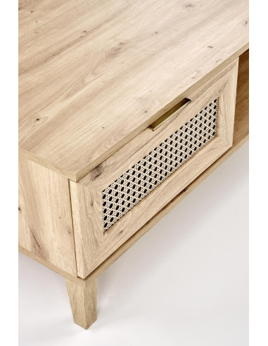 BORNEO Ława Dąb Artisan 120x60x41cm - Nowoczesny Design