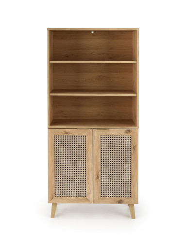 BORNEO REG-1 Regał Dąb Artisan 80x40x173cm - Praktyczność i Styl