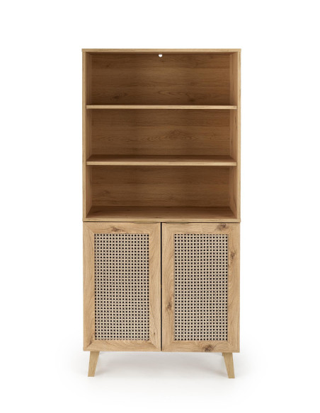 BORNEO REG-1 Regał Dąb Artisan 80x40x173cm - Praktyczność i Styl