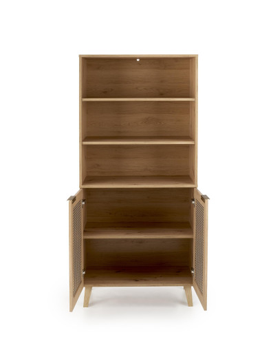 BORNEO REG-1 Regał Dąb Artisan 80x40x173cm - Praktyczność i Styl