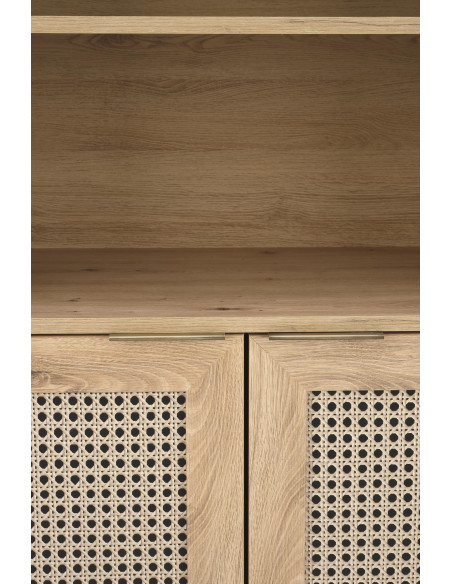 BORNEO REG-1 Regał Dąb Artisan 80x40x173cm - Praktyczność i Styl