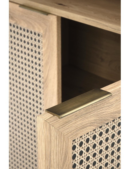 BORNEO REG-1 Regał Dąb Artisan 80x40x173cm - Praktyczność i Styl