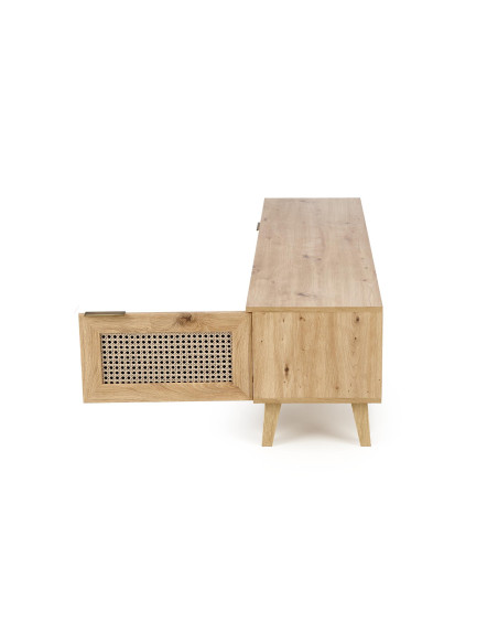 BORNEO Stolik RTV Dąb Artisan 150x40x45cm - Funkcjonalność w Designie