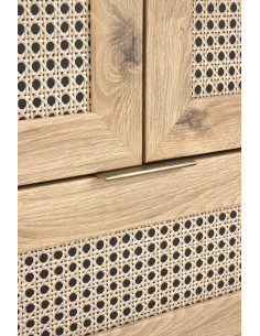 BORNEO Szafa Dąb Artisan 80x57x200cm - Przechowywanie z Klasą 2