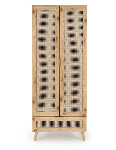 BORNEO Szafa Dąb Artisan 80x57x200cm - Przechowywanie z Klasą