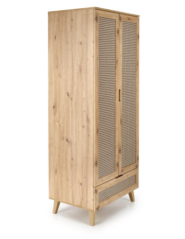 BORNEO Szafa Dąb Artisan 80x57x200cm - Przechowywanie z Klasą