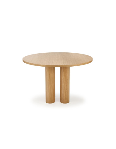 ELEFANTE Stół Okrągły Dąb Naturalny Fi120cm - Elegancja i Styl