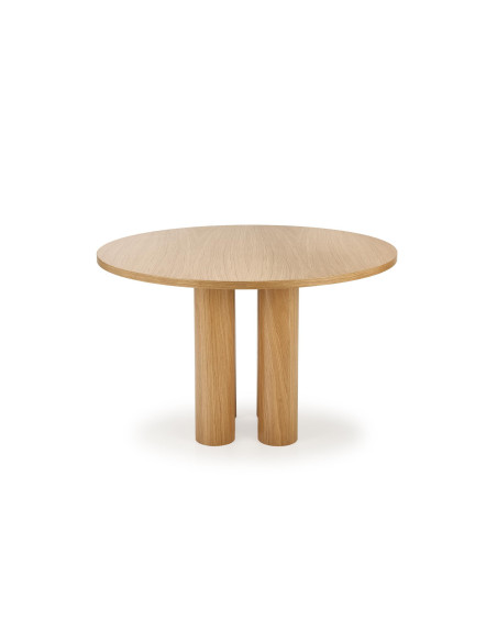 ELEFANTE Stół Okrągły Dąb Naturalny Fi120cm - Elegancja i Styl