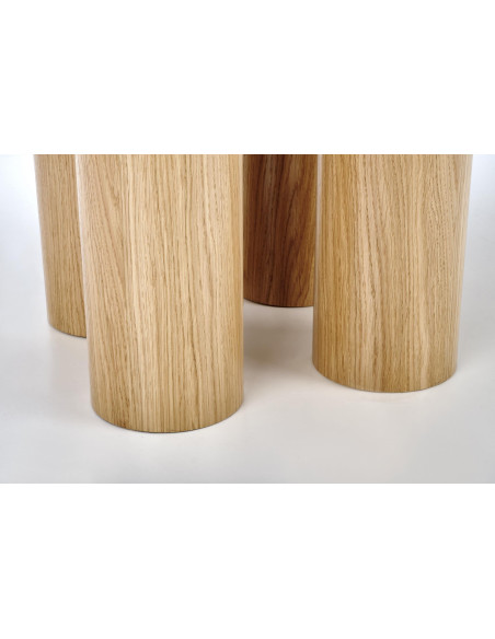 ELEFANTE Stół Okrągły Dąb Naturalny Fi120cm - Elegancja i Styl