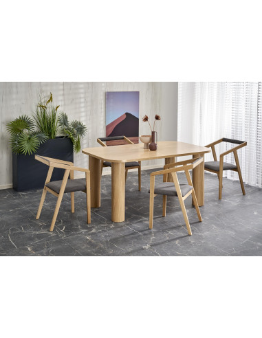 ELEFANTE Stół Rozkładany Dąb Naturalny 160-240x100cm - Przestrzeń i Design