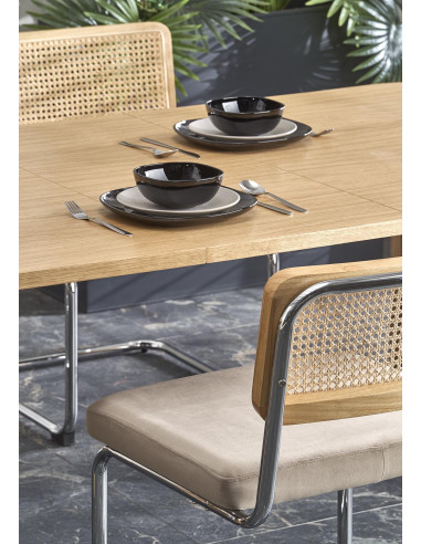 ELEFANTE Stół Rozkładany Dąb Naturalny 160-240x100cm - Przestrzeń i Design