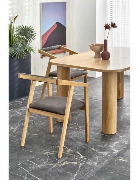 ELEFANTE Stół Rozkładany Dąb Naturalny 160-240x100cm - Przestrzeń i Design