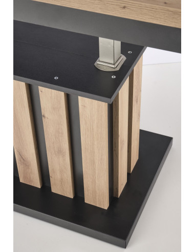 BARETTI Ławostół Rozkładany Dąb Artisan 130-170cm - Praktyczność i Piękno