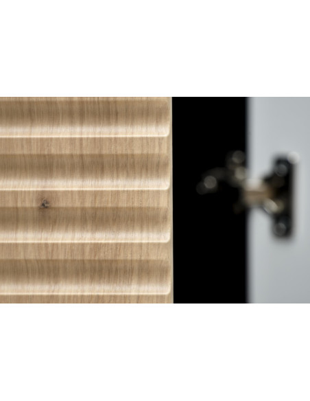 MURANO S-1 szafa dąb artisan/czarny (2p 1szt)