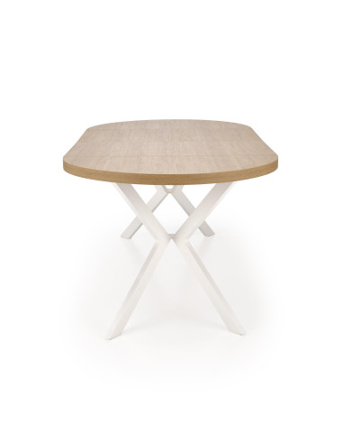 PERONI Stół Rozkładany Dąb Złoty Fi100-250cm - Elegancja i Praktyczność