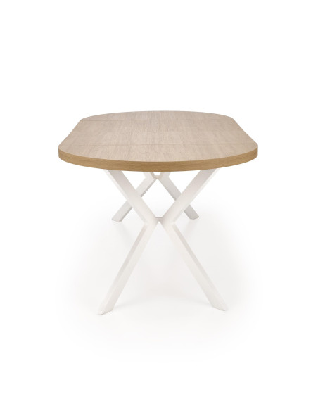 PERONI Stół Rozkładany Dąb Złoty Fi100-250cm - Elegancja i Praktyczność