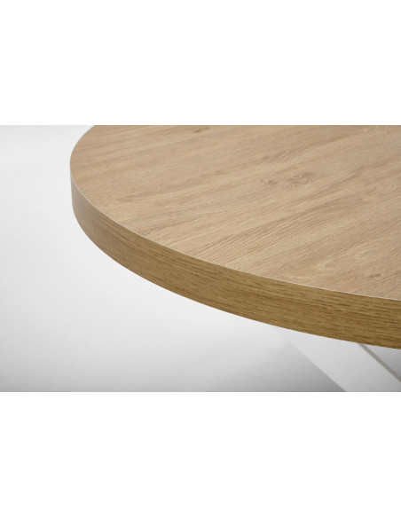 PERONI Stół Rozkładany Dąb Złoty Fi100-250cm - Elegancja i Praktyczność