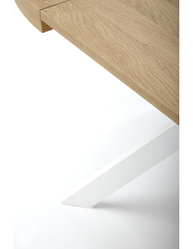 PERONI Stół Rozkładany Dąb Złoty Fi100-250cm - Elegancja i Praktyczność