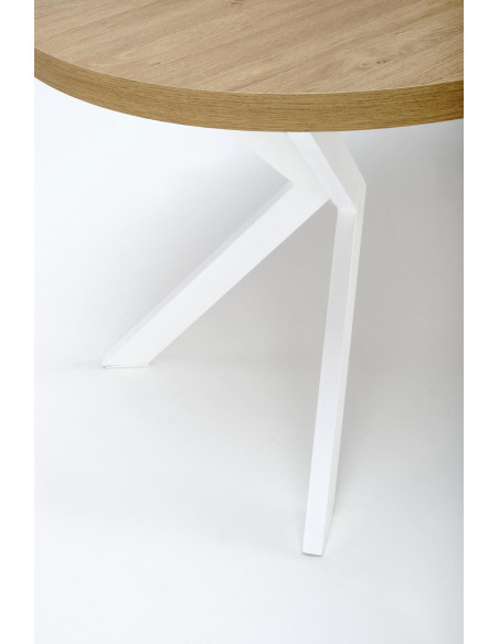 PERONI Stół Rozkładany Dąb Złoty Fi100-250cm - Elegancja i Praktyczność