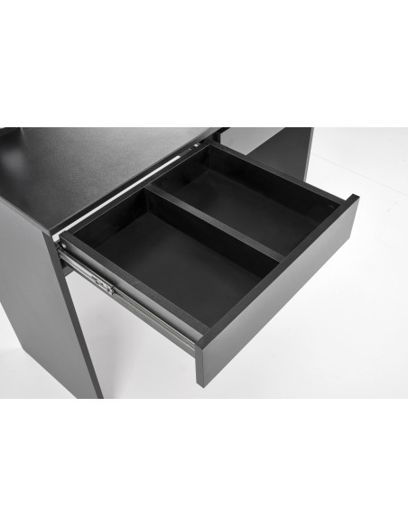 HOLLYWOOD Toaletka z Oświetleniem LED Czarna 94x43x140cm - Blask i Komfort