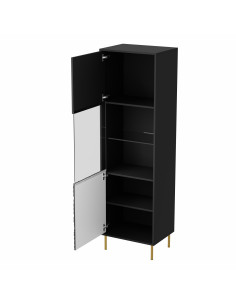 BULLET Witryna Czarny Złoty 55x41x185cm - Ekskluzywne Wykończenie 2