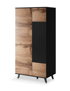 RANDOM Szafa Dąb Wotan 90x55x182cm - Przestrzeń i Organizacja