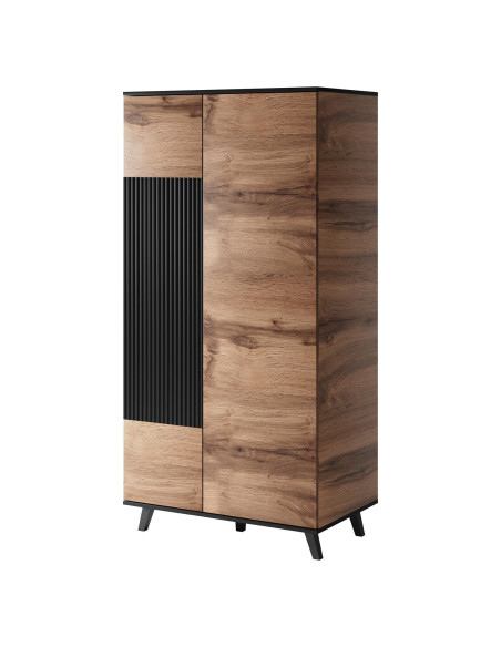 RANDOM Szafa Dąb Wotan 90x55x182cm - Przestrzeń i Organizacja