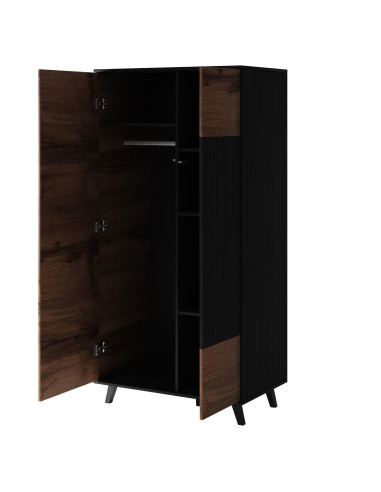 RANDOM Szafa Dąb Wotan 90x55x182cm - Przestrzeń i Organizacja