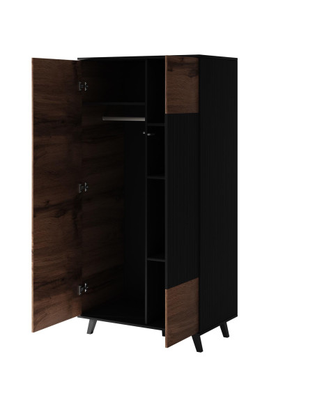 RANDOM Szafa Dąb Wotan 90x55x182cm - Przestrzeń i Organizacja