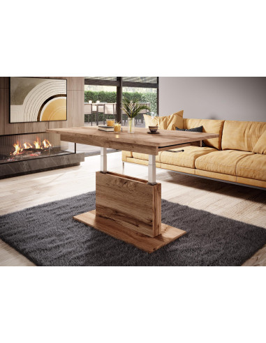 BUSETTI Ławostół Rozkładany Dąb Wotan 126-167cm - Praktyczność i Elegancja